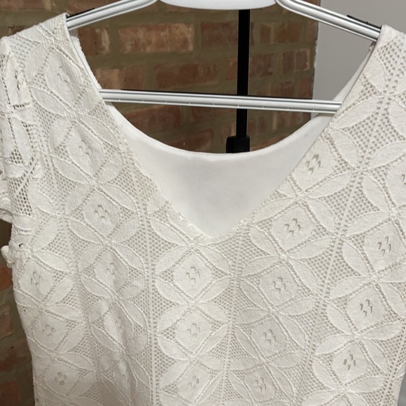 White mini dress. Size M - Picture 4 of 5